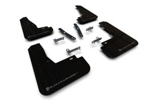 Kia EV6 Mud Flap Kit - Rally Armor - UR Black Flap/Dark Grey Logo - Black - `22-`25